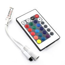 24 teclas MINI IR control remoto RGB LED controlador para RGB LED tira de luz 5050